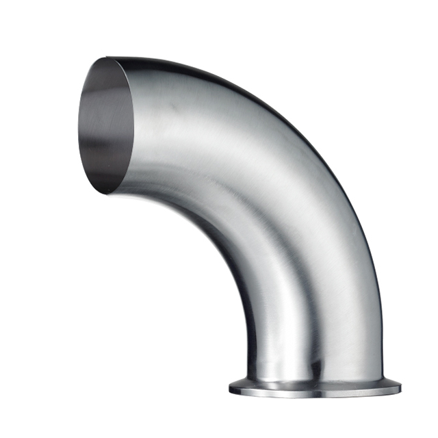 Stainless Steel Hygienic ISO 2KMP 45 Degree Mirror Polished Bend Angle