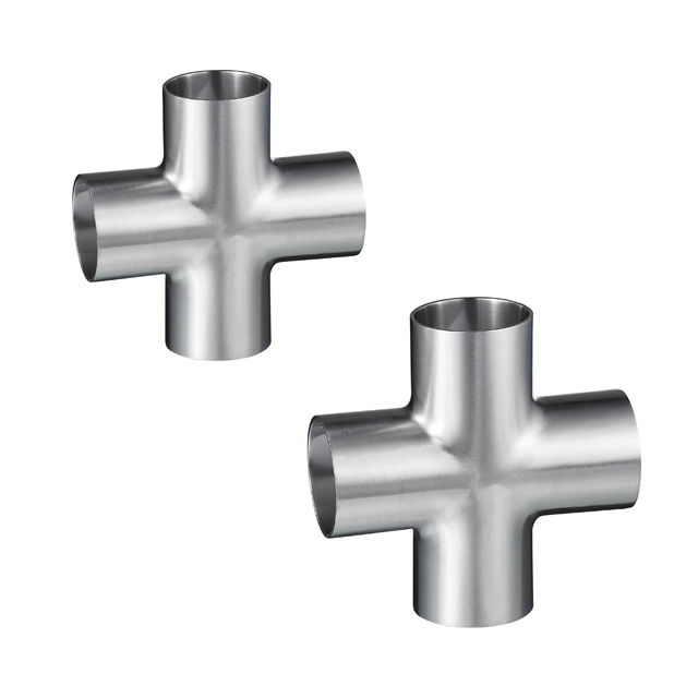 Stainless Steel Sanitary Grade SMS-9W/L9W Long Welded Cross For Milk