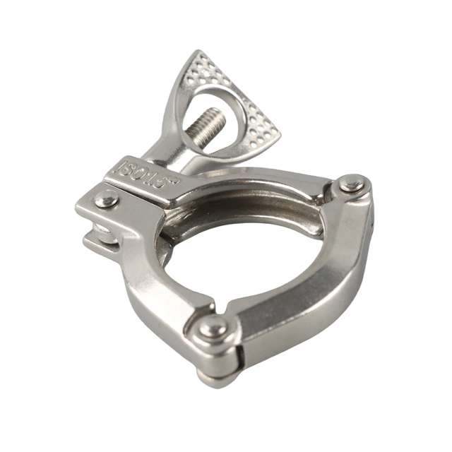 Stainless Steel Heavy Duty Tri Clover Clamps with Adjustable