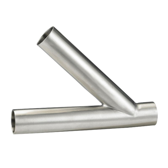 Stainless Steel Sanitary 3A-L7RW Welded Reducing Tee for Food Processing