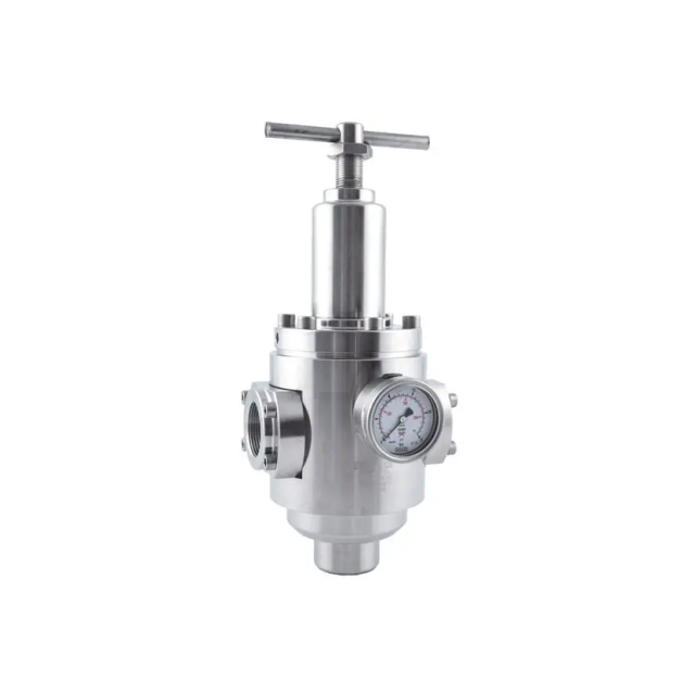 Stainless Steel High Purity Relief Pressure Air Flow Control Valve 