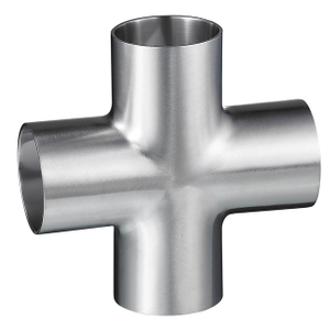 Stainless Steel Sanitary Grade SMS-9W/L9W Long Welded Cross For Milk
