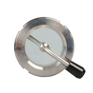 Stainless Steel Transparent Flat Sight Glass with Brush 