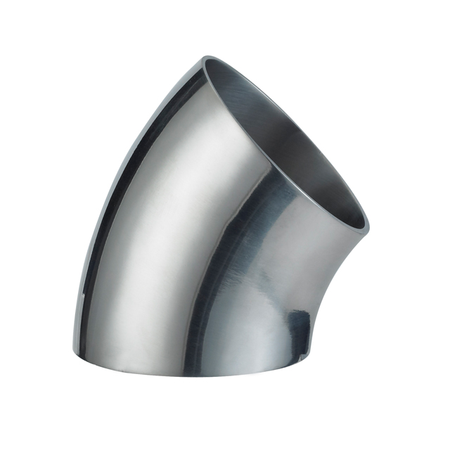 Stainless Steel Sanitary BS-BL2W 90 Degree Welded Elbow Mirror Polished