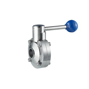 Quick Release Sanitary Stainless Steel DIN Manual Butterfly Valve 