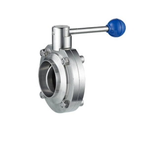 Weld End Sanitary Stainless Steel Manual Butterfly Valve