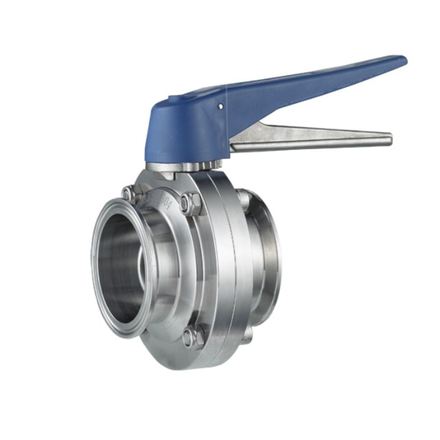 Sanitary Stainless Steel High Performance Manual Butterfly Valve