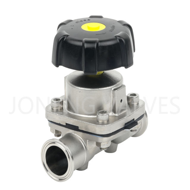 Stainless Steel Butt-weld BPE Two-way Diaphragm Brantch Valve