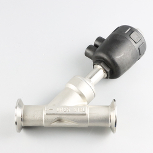 Stainless Steel Sanitary Female Air Control Angle Seat Valve