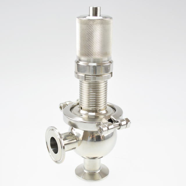 Stainless Steel Sanitary Grade Flow Tank Safety Valve for Brewing 