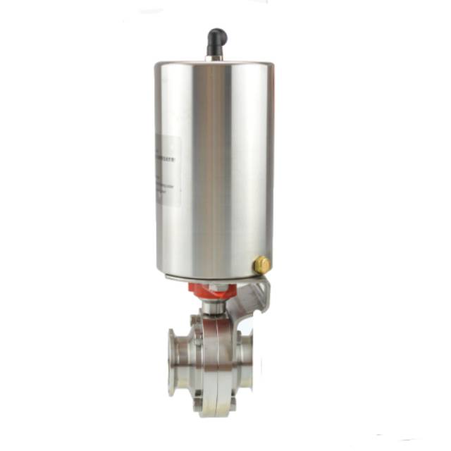 Sanitary Stainless Steel Quick Release Pneumatic BFY Valve