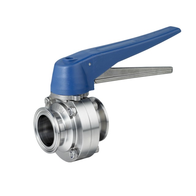 Anti-leakage Sanitary Stainless Steel Manual Butterfly Valve